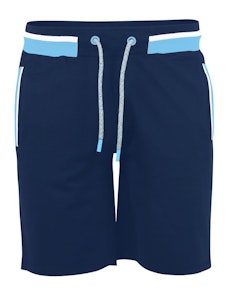 D555 Dagenham Jogger-Shorts mit elastischem Bund und Loopback Marineblau